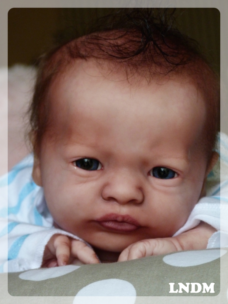 Reborn Doll Biracial Aa Ethnic Baby Prototype Ooak Realborn R